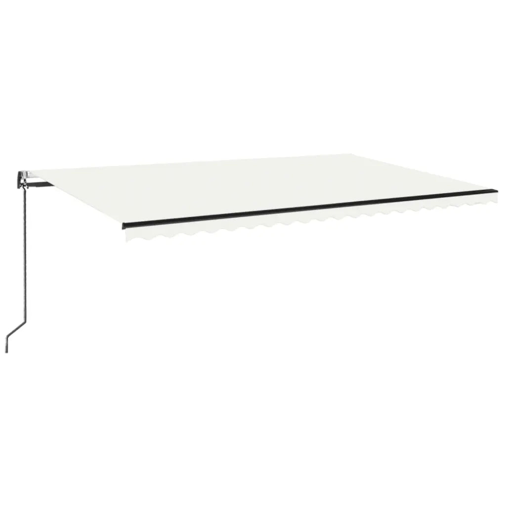 Tenda da Sole Retrattile Automatica 500x350 cm Crema 3069227