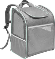 Zak da Transporto per Gatti fino a 8,5 kg Zak da Transporto per Cani fino a 8,5 kg Ideale per il trasporto sicuro dei gatti 42 x 33 x 25 cm (Grigio Celeste)