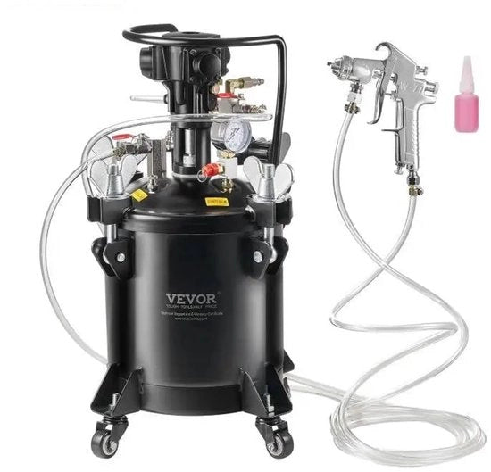 Serbatoio di vernice - Tanica di vernice - Serbatoio di vernice con pistola di vernice - 30L Automatico - Vernice a spruzzo - Pistola di vernice - Verniciatore elettrico