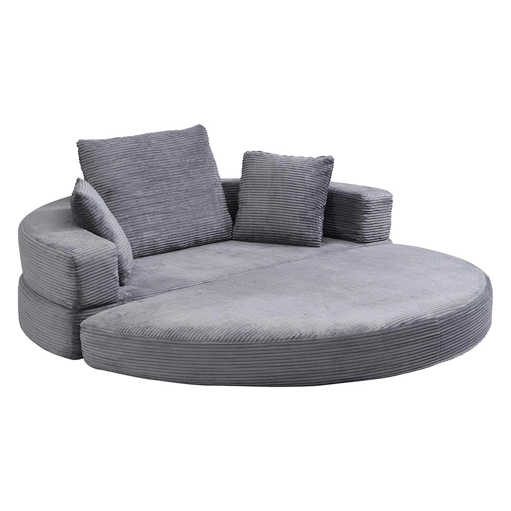 Canap¨¦ letto multifunzionale - Xylo - 173x176 cm - Velours c?t¨¦l¨¦