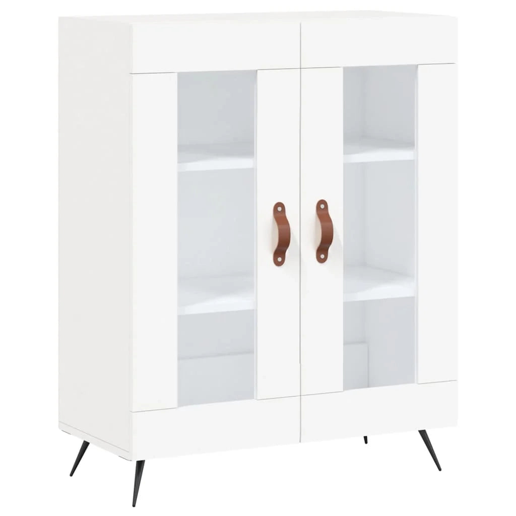 Buffet credenza cassettiera armadio mobile contenitore organizer cucina soggiorno salotto alto 69,5 x 34 x 180 cm legno ingegnerizzato bianco 02_0032611