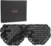 Oogmasker rinfrescante - Slaapmasker - Oogverzorging - Jade - Relaxante - Utilizzo caldo/freddo
