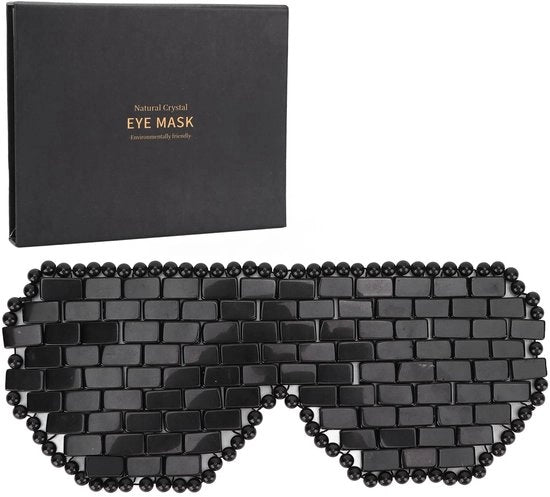 Oogmasker rinfrescante - Slaapmasker - Oogverzorging - Jade - Relaxante - Utilizzo caldo/freddo