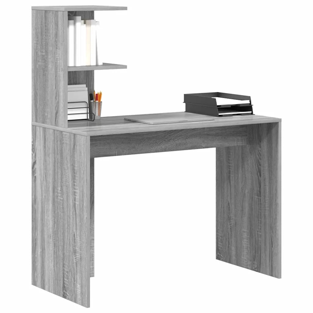 Scrivania Grigio Sonoma 102 x 50 x 124 cm Legno ingegnerizzato 869359