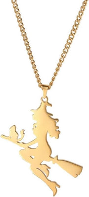 Catena per appendiaspri per volantina con mezzaluna in acciaio inossidabile per decorazioni da regalo per ragazze.