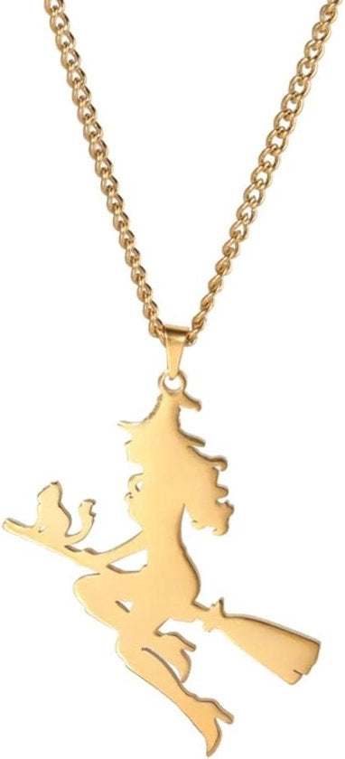 Catena per appendiaspri per volantina con mezzaluna in acciaio inossidabile per decorazioni da regalo per ragazze.