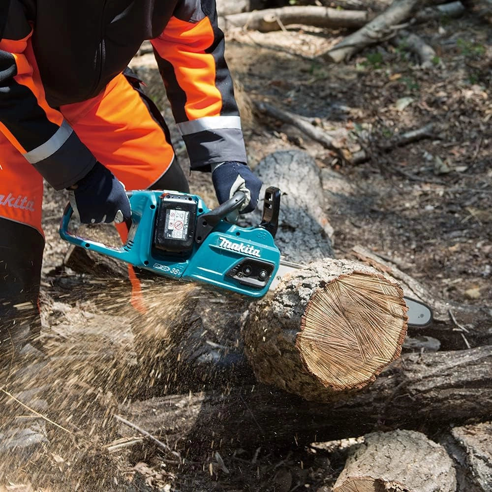 Makita DUC355Z - Dadi anticaduta motosega bl 18vx2 lxt, Nero