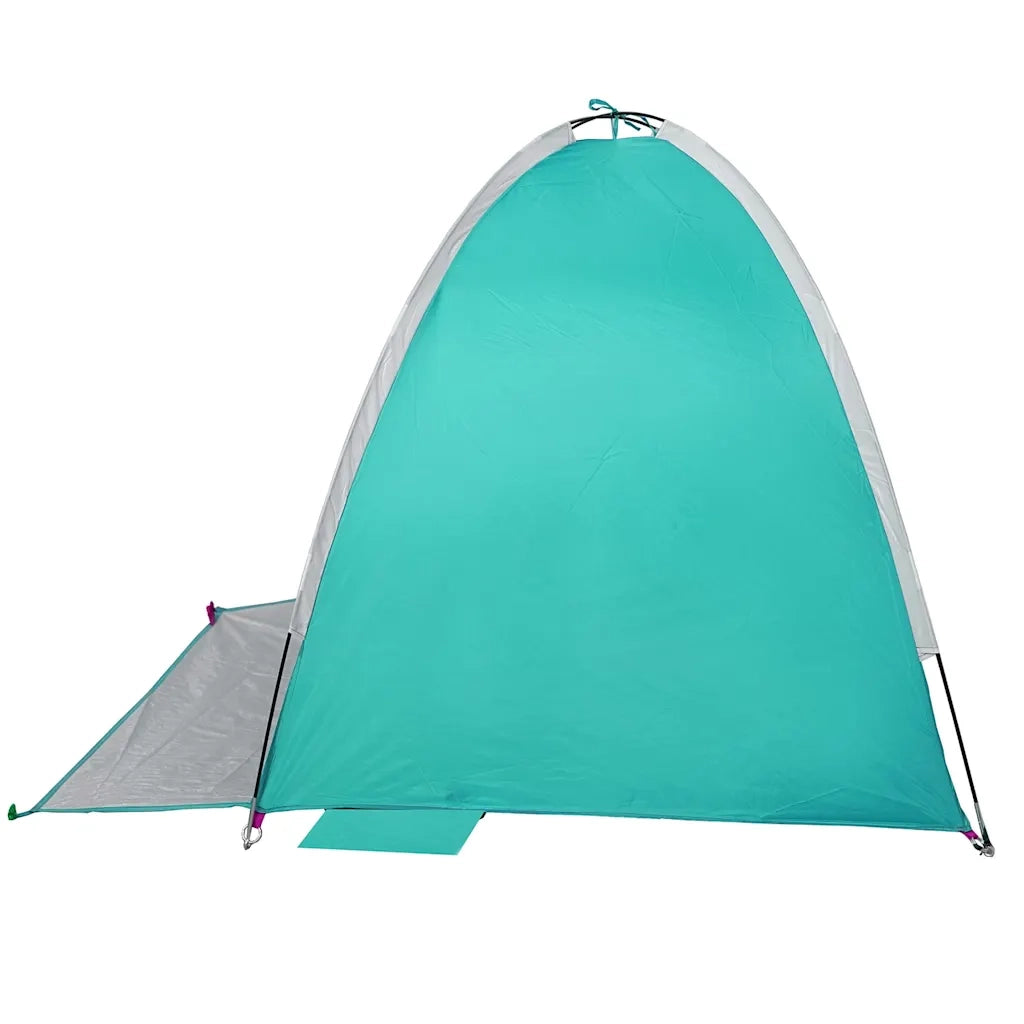 Tenda da Spiaggia 3 Persone-Tenda da campeggio Verde Mare Impermeabile