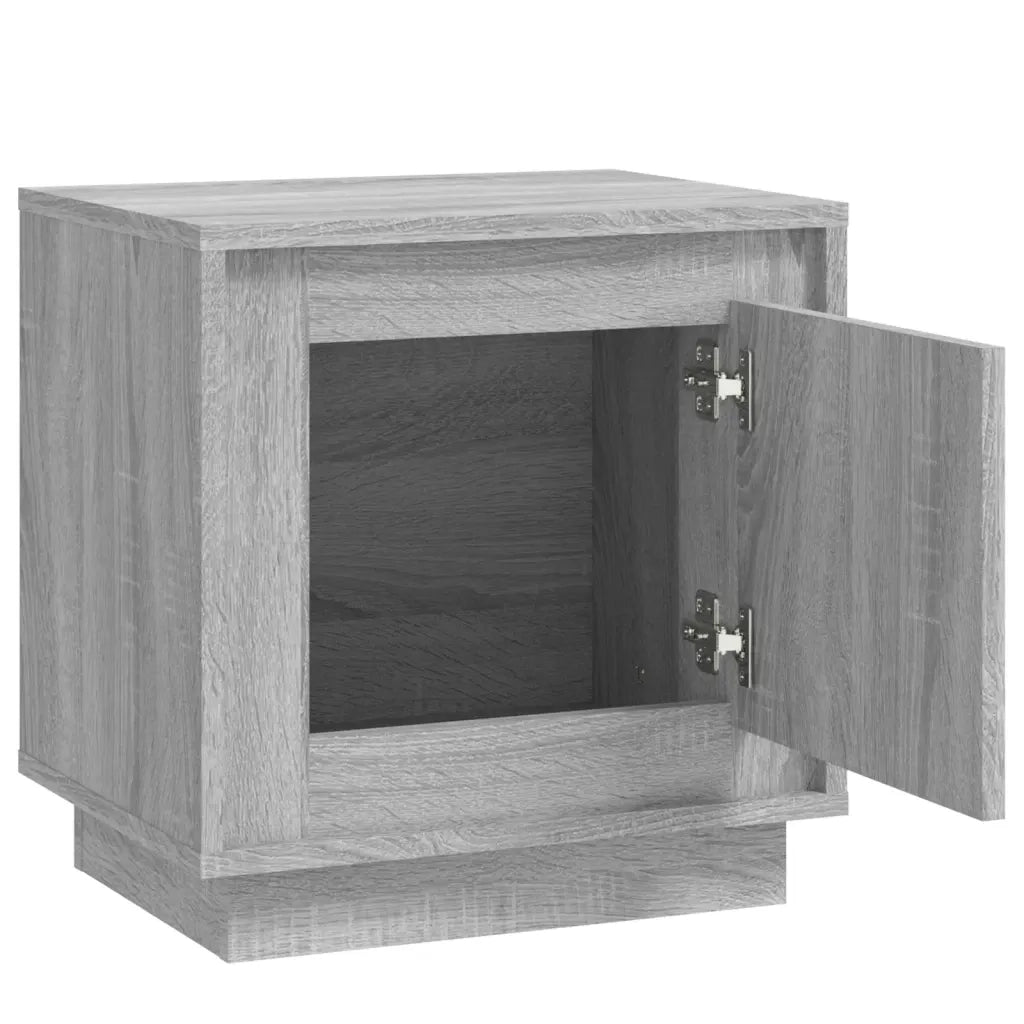 Comodino | Armadio da Notte | Mobiletto da notte Grigio Sonoma 44x35x45 cm in Legno Multistrato
