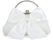 Clutch a Strappo per Borse a Manica Corta per Donne con Cinturino a Catena e Tessuto a Maglia Satinato