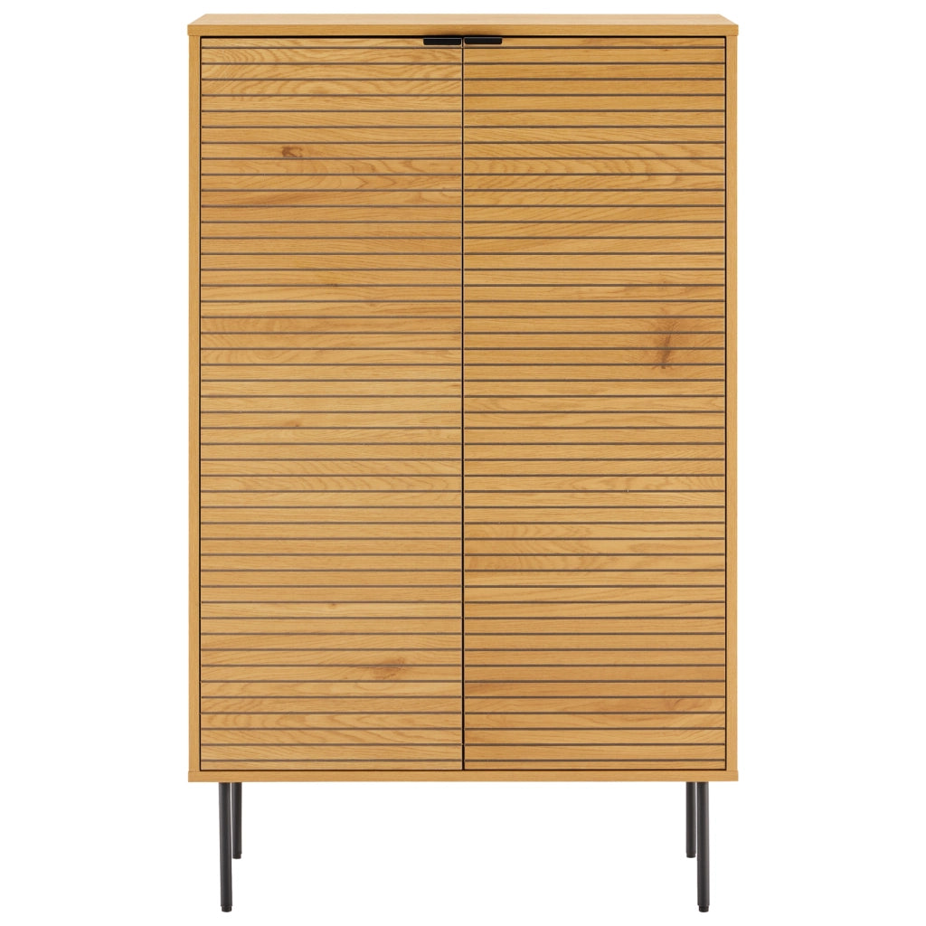 Armadio per porcellane in legno a 2 ante 80cm STINNA