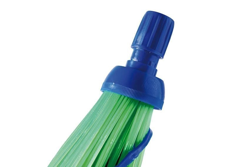 Perfetto 0001C Scopa Spazzina Senza Manico in Polipropilene per Esterni Uso Professionale colore Verde