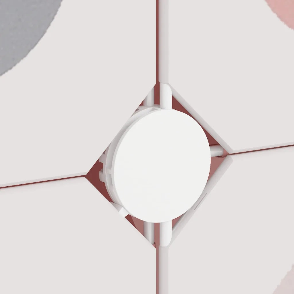 Scaffale Portaoggetti per Bambini con 6 Cubi Rosa in PP CFW1307165