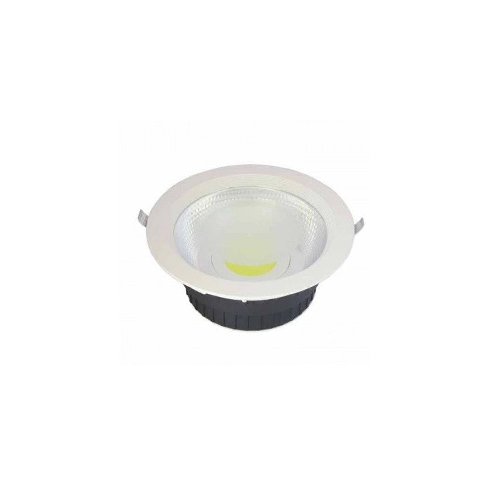 Trade Shop - Plafoniera Faretto Cob Led Da Incasso Da 30w Luce Bianco Freddo Caldo - -bianco Caldo      -