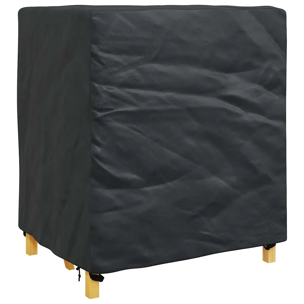vidaXL Copertura per mobili da esterno Nero 116 x 100 x 120 cm 210D
