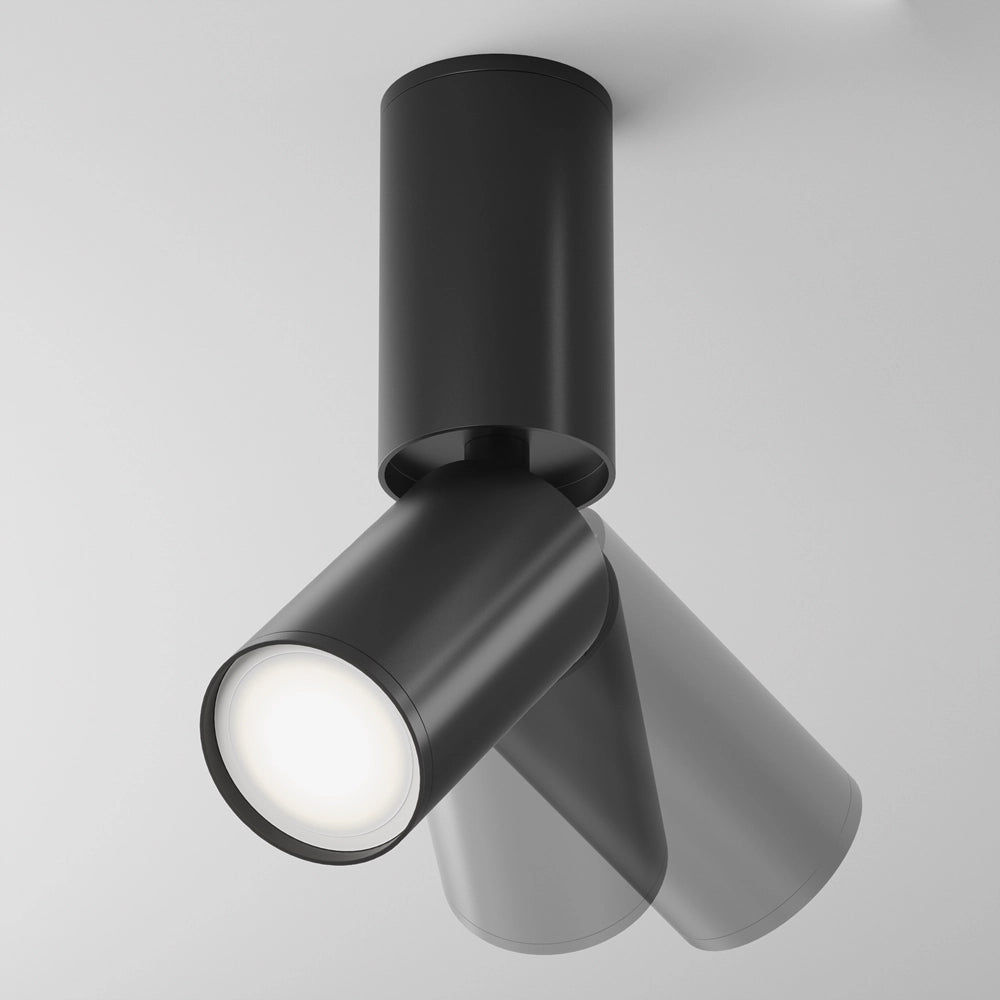 Maytoni plafoniera Focus S C051CL-01B nera GU10 alluminio
