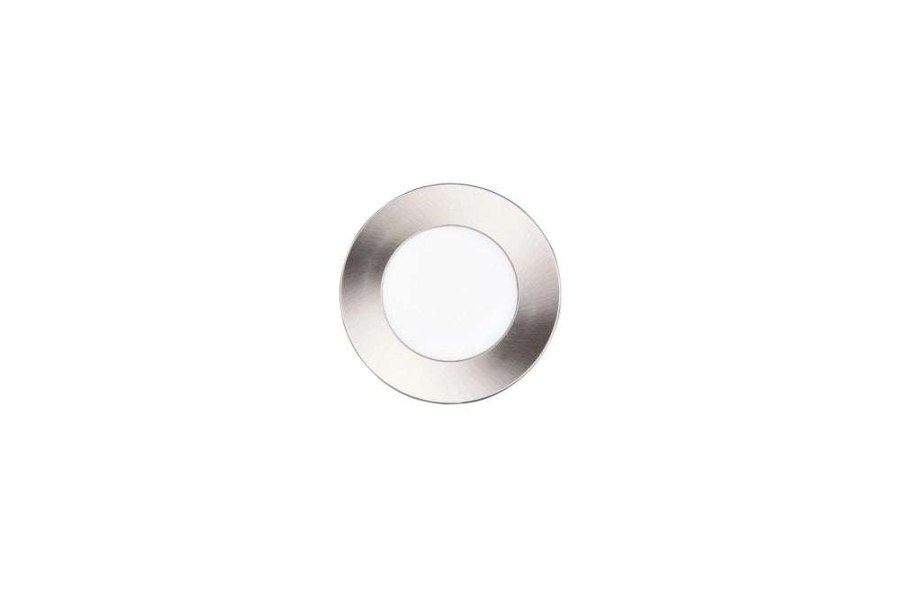 Faretto incasso LED HIMAL Trio 4W IP65 argento tondo