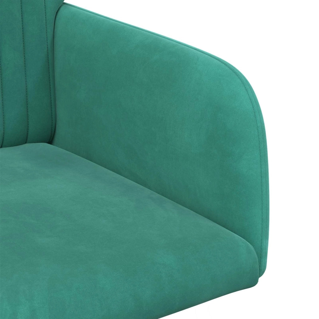 Sedie da pranzo 2 pz Velluto Turchese 55 x 50 x 84 cm 42034374