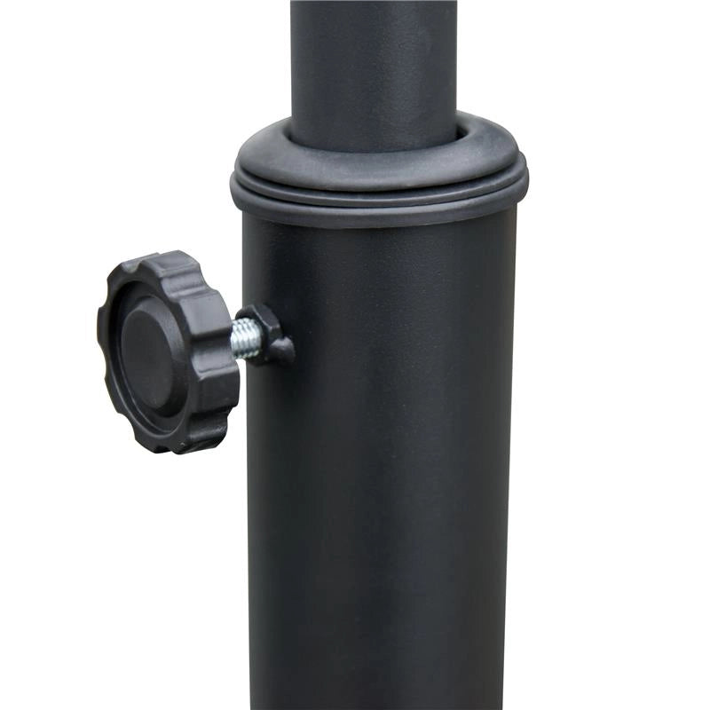 BASE PER OMBRELLONE DA GIARDINO IN CEMENTO PER OMBRELLONI CON PALO DI 35MM, 38MM, 48MM, NERO 50X37CM