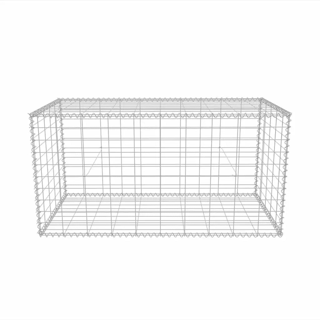Gabbione in Rete in Acciaio Zincato 100x50x50 cm 142549