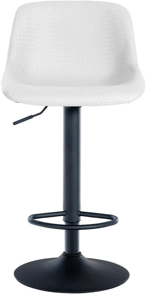 Sgabello Loft bianco,Finta pelle