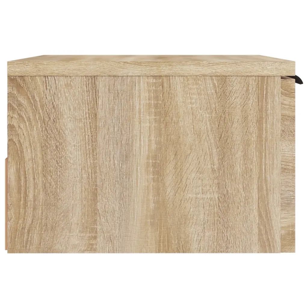 Comodino | Armadio da Notte | Mobiletto da notte a Muro Rovere Sonoma 34x30x20 cm