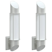 Applique da Esterno 2 pz Argento in Acciaio Inossidabile CFW3278380