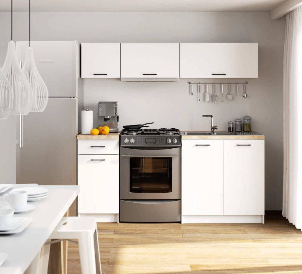 Mobile da cucina pensile sistema AKORD OLIWIA G1 Bianco 80 cm 1 anta 80x30x29 cm