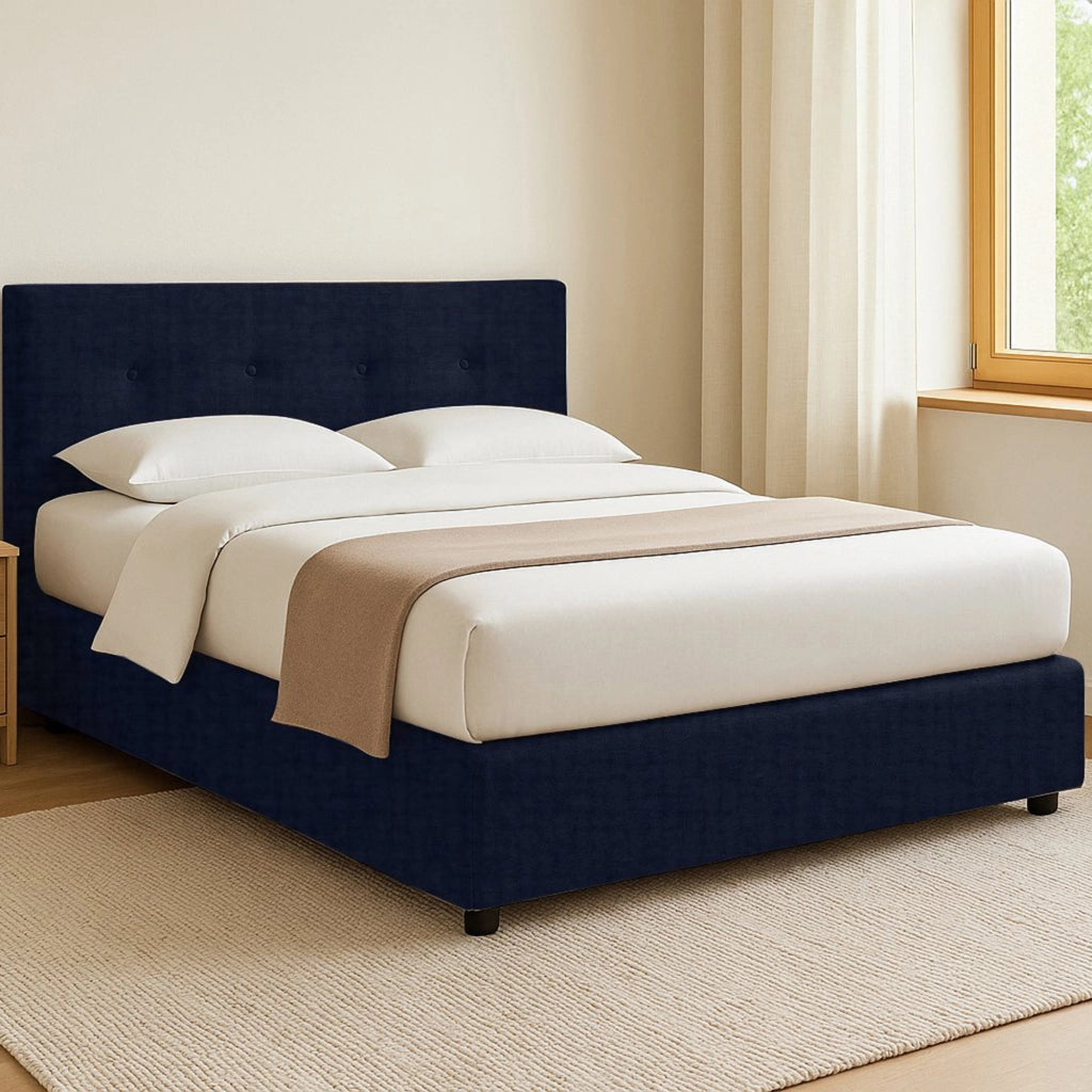 Ripon, Letto Singolo Sfoderabile Made in Italy, Viola Scuro