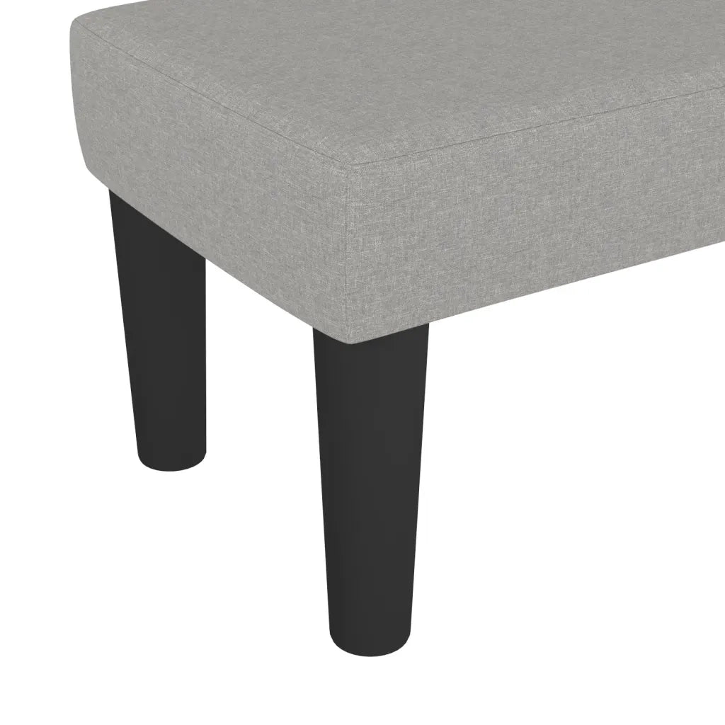 Panca Grigio Chiaro 70x30x30 cm in Tessuto CFW4912935