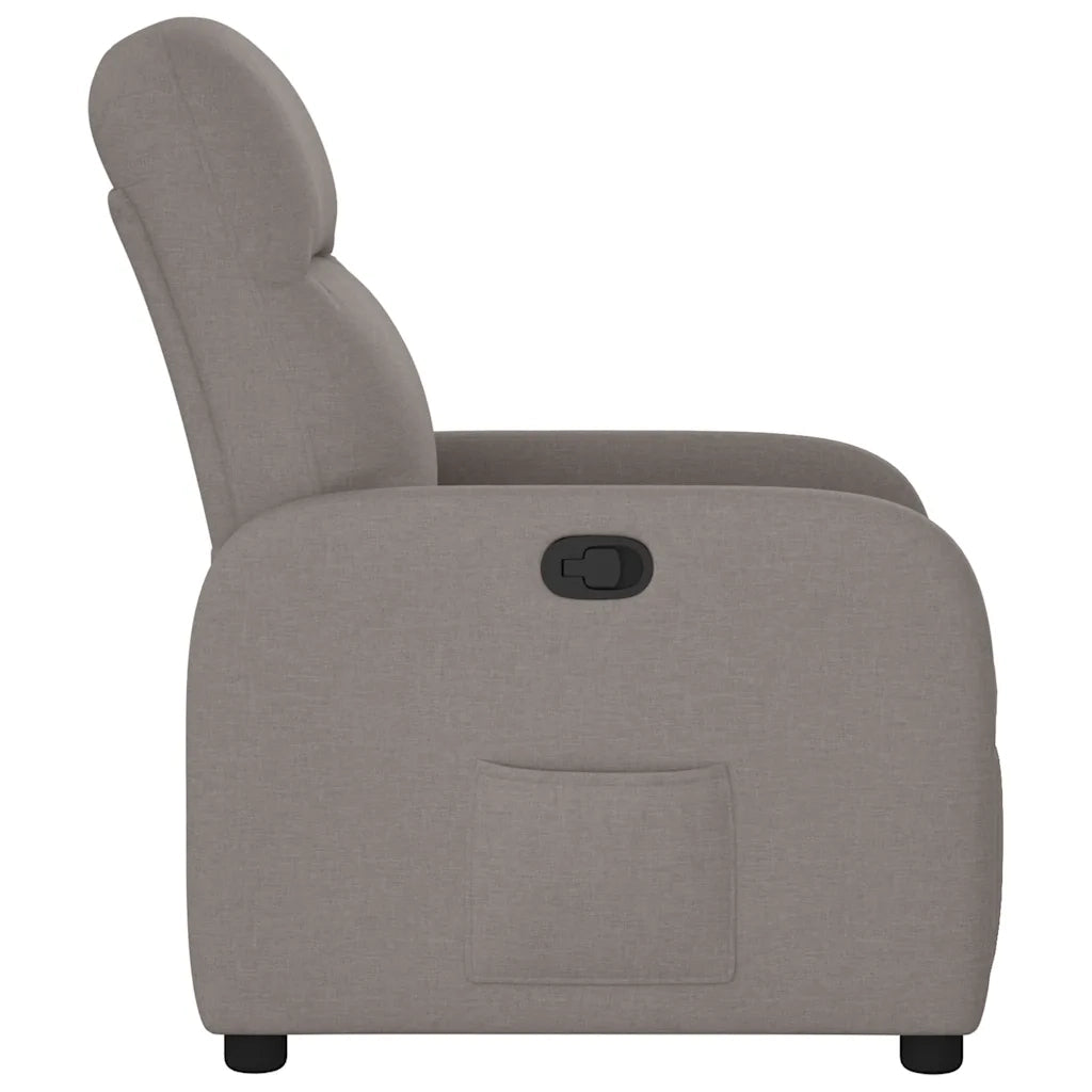 Poltrona Reclinabile in Tessuto Tortora 4015529