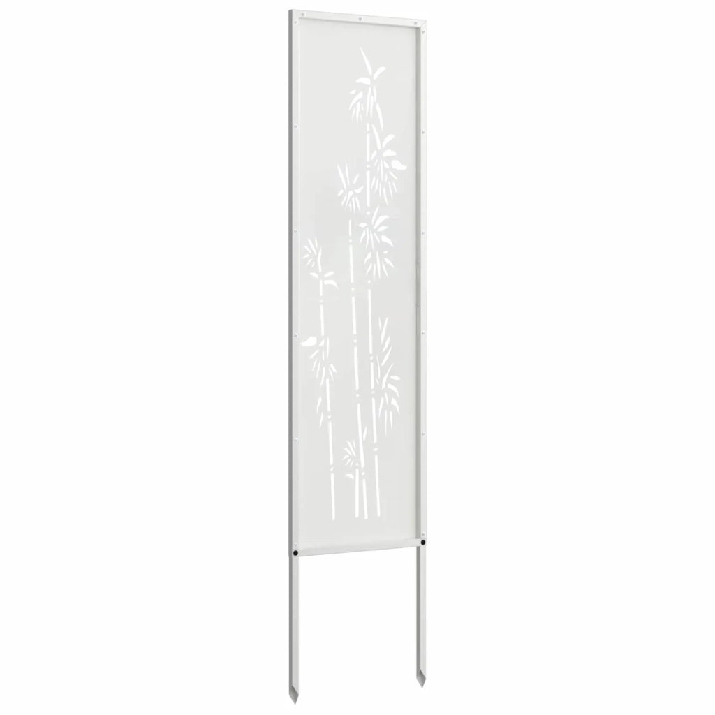 Schermo per privacy in giardino Floreale Bianco 32 x 140 cm 876225