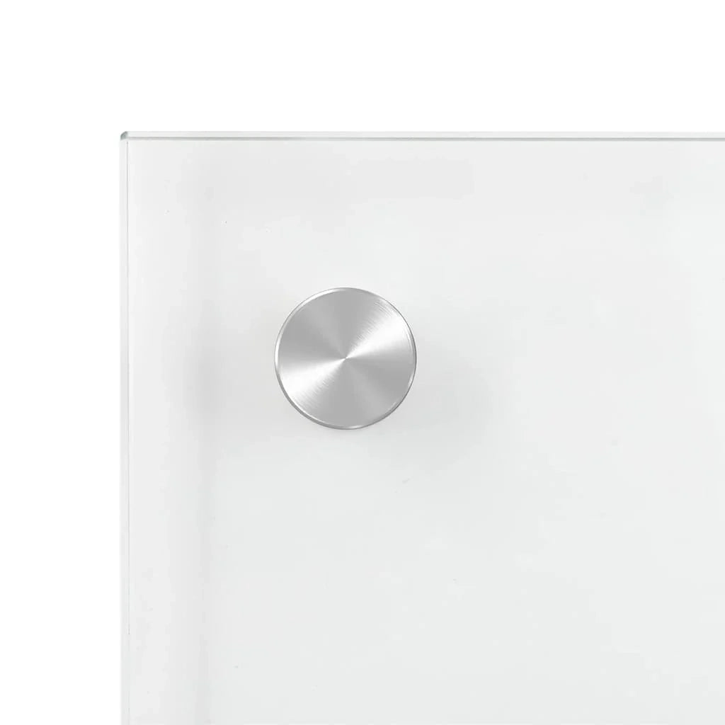 Set di 2 paraschizzi per cucina 70 x 40 cm in vetro temperato trasparente 02_0055732
