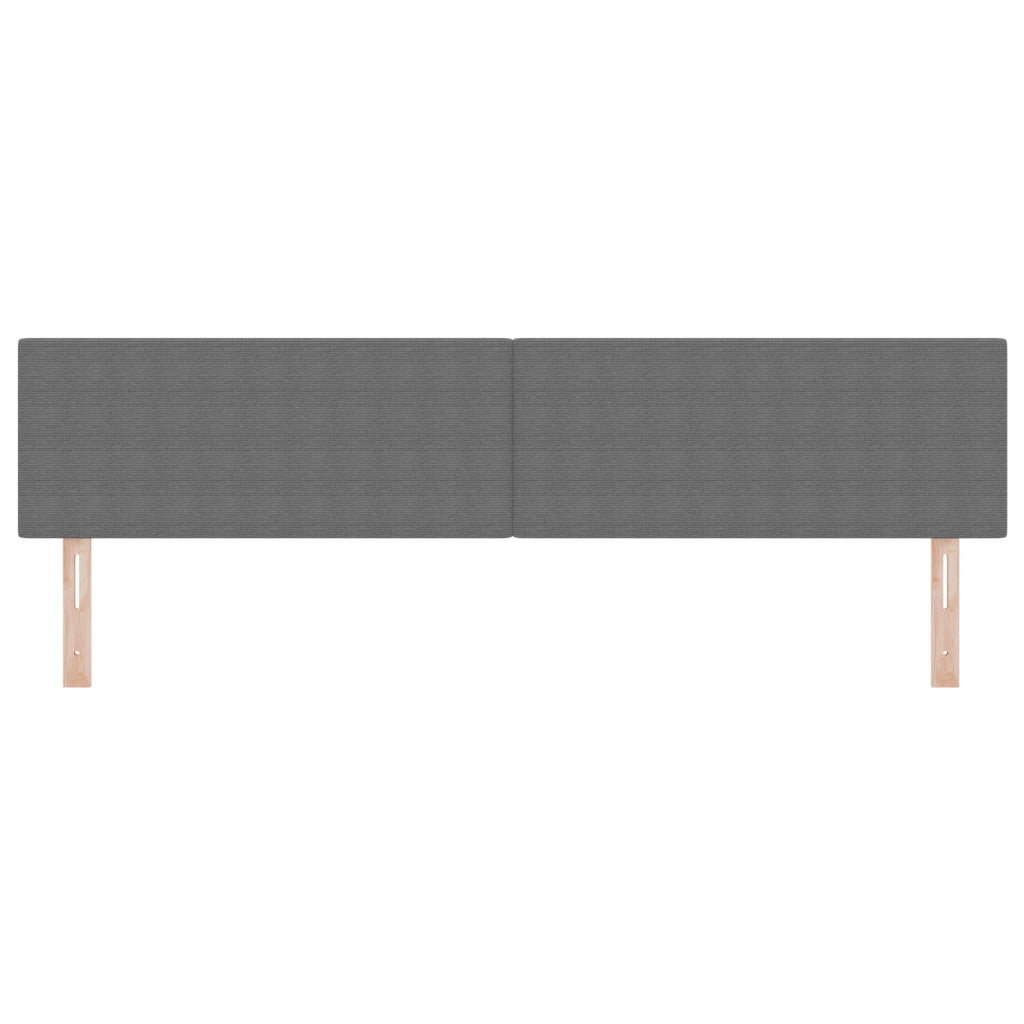 Testata LED Design Semplice Grigio Chiaro 100 cm in Tessuto di Corduroy