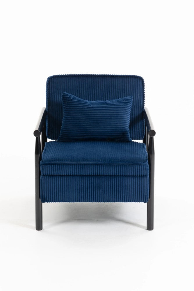 Poltrona Relax con Struttura in Legno e Cuscino Lombare ¨C Xylo ¨C Tessuto