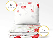 Coperta da letto a fiori, 155 x 220 cm, coperta da letto a fiori, coperta da letto rinforzata 155 x 220 cm, copertina da letto 155 x 220 cm, coperta da letto estiva