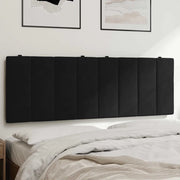 Cuscino Testiera Nero 120 cm in Velluto
