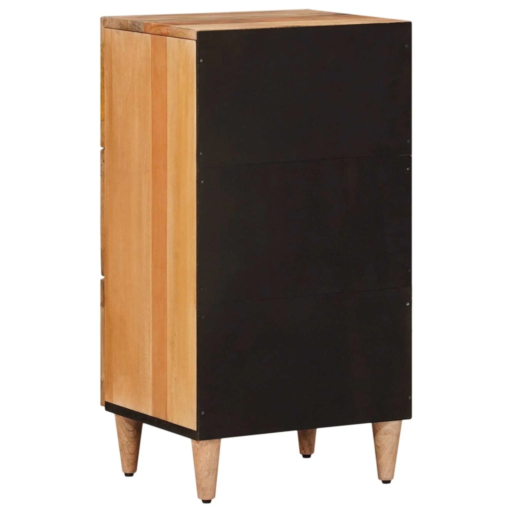 Credenza Naturale 40 x 33 x 75 cm Legno di mango massello