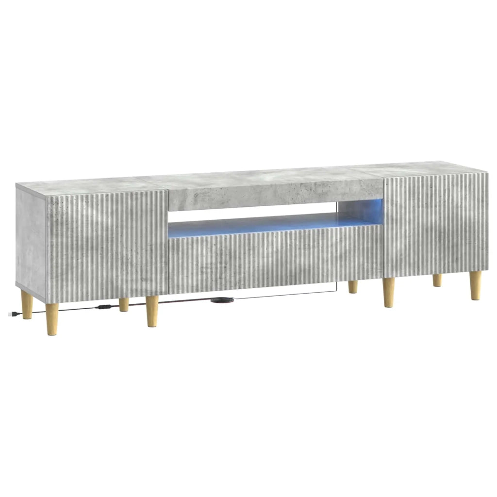 Mobile TV LED Grigio Cemento Legno ingegnerizzato 896688