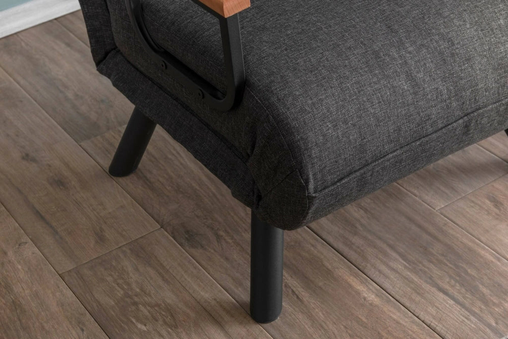 Poltroncina Keoni, Poltrona Reclinabile, 60x78x78h cm Grigio Cenere