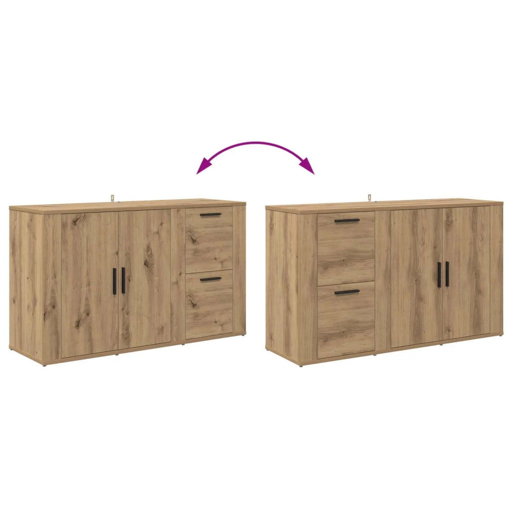 Credenza con cassetto Rovere artigianale 100 x 33 x 59.5 cm 881139