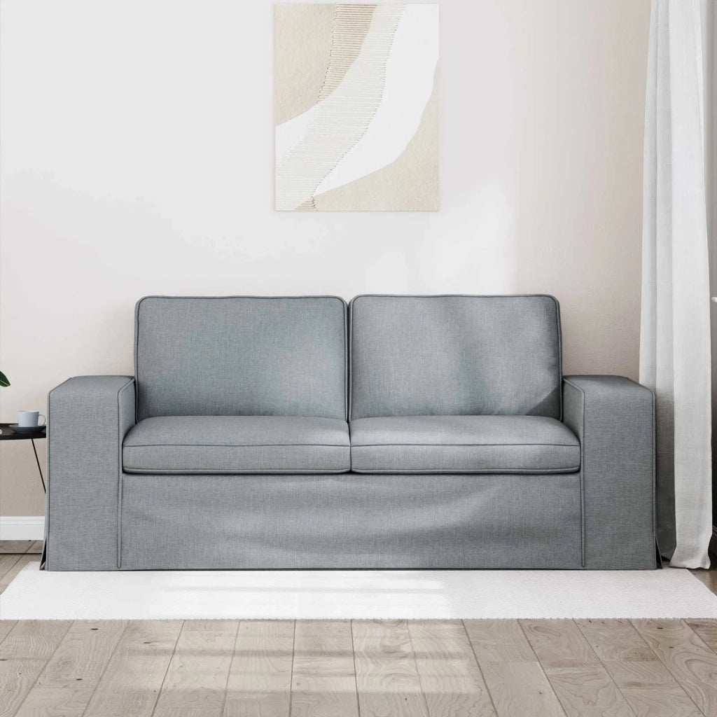 Divano | Divano da soggiorno | Sofa Grigio chiaro 182 x 80 x 82 cm Tessuto