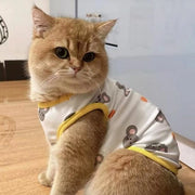 Abbigliamento con motivo di gatto, anti-verdigris, giacca spessa, XL (consigliato per gatti di 3,6-5,0 kg).