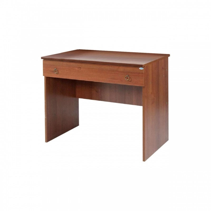 Scrivania da camera in legno nobilitato Noce antico 1 cassetto 90x56xH.75 cm (CLAUDIA)