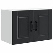 Pensile da cucina | Armadietto a muro PORTO Nero 60 x 31 x 40 cm Legno multistrato