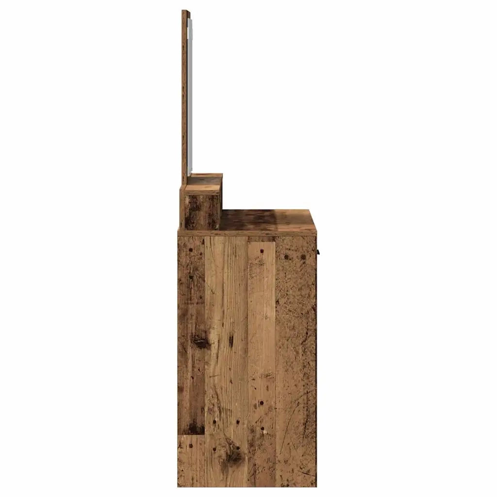 Tavolo da Trucco con cassetto Legno vecchio 79 x 41 x 140 cm 865143