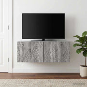 Mobile Porta TV da Muro 98 x 31 cm Sonoma grigio 898901
