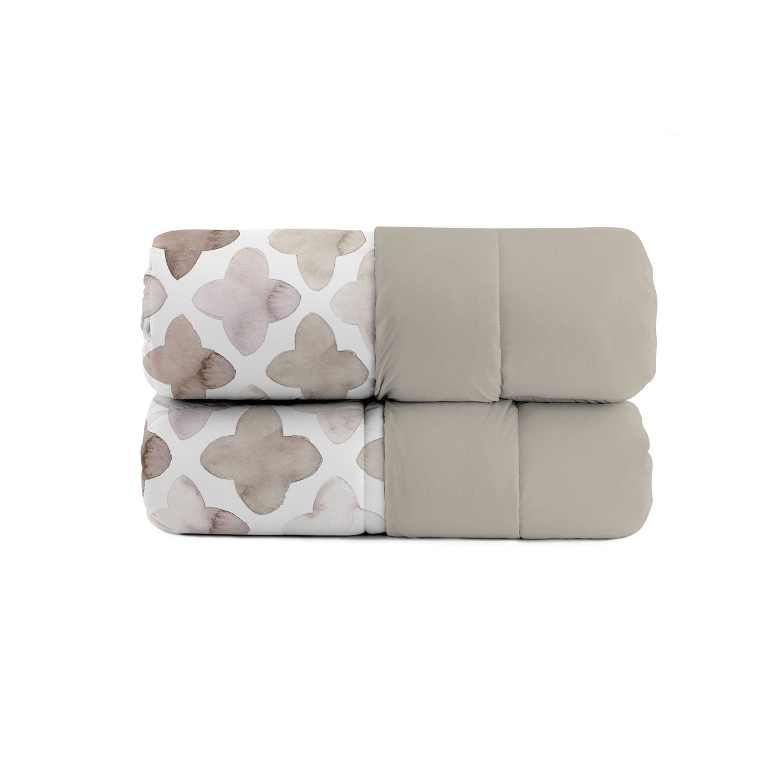 Trapunta Invernale Matrimoniale Stampata in Microfibra 200gr Double Face Florence