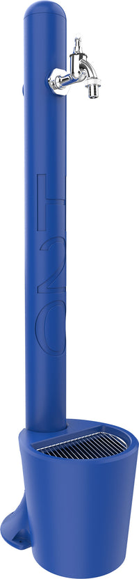 Fontana da Esterno con Rubinetto e Cestello Arkema H2O Blu