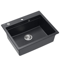 Lavello In Granito Kurt 110 Workstation Black Dotted